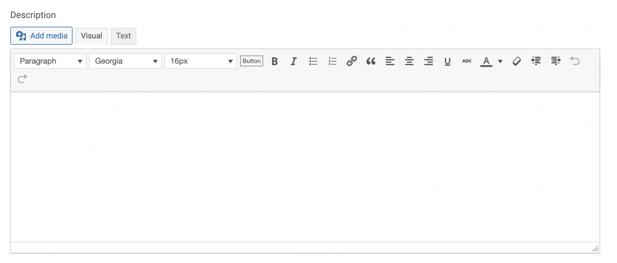 HTML editor