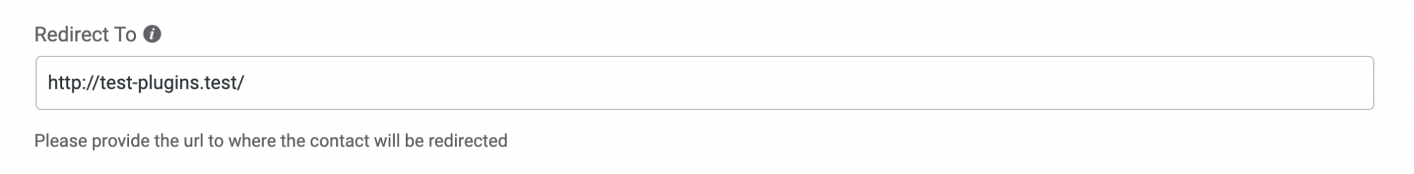 URL selector